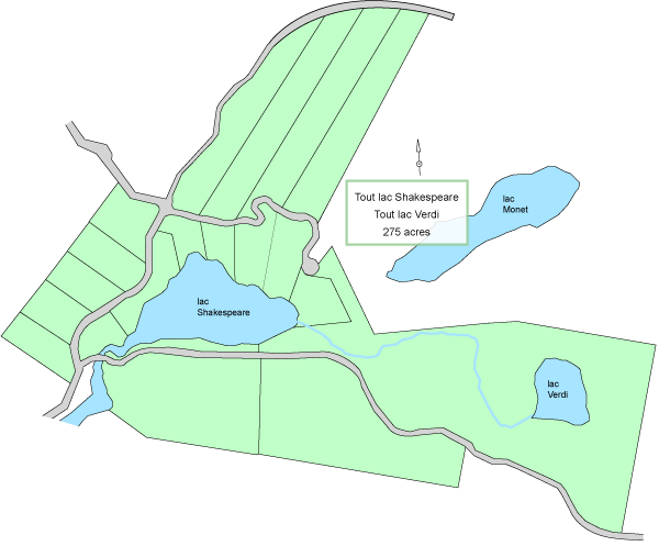 Survey Map for Lac Lemieux