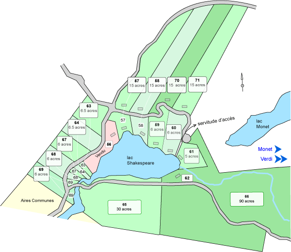 Survey Map for Lac Lemieux