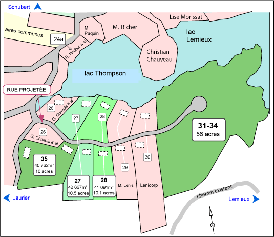 Survey Map for Lac Thompson