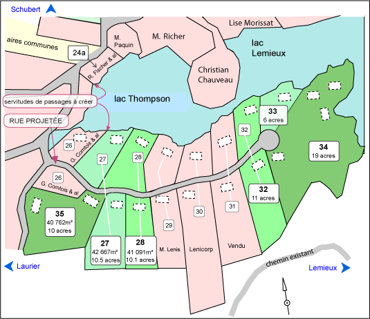 Survey Map for Lac Thompson