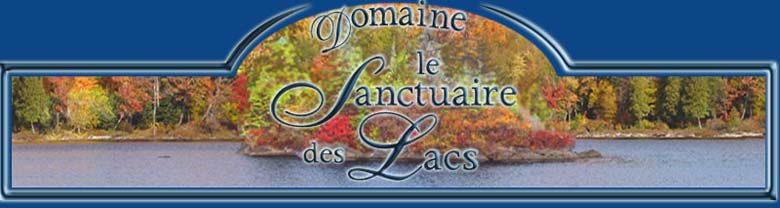 Domaine le Sanctuaire des Lacs: Terrain bord de lac